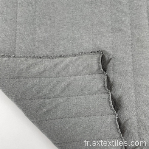 Tissu de Jacquard double Jacquard en polyester en coton